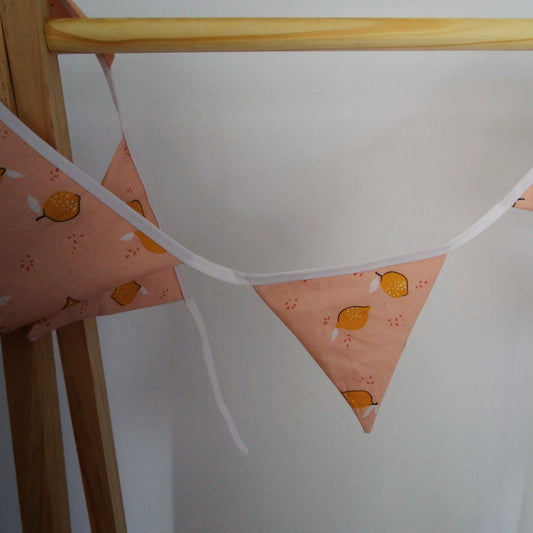 Guirlande de fanions citrons - Petite touche acidulée