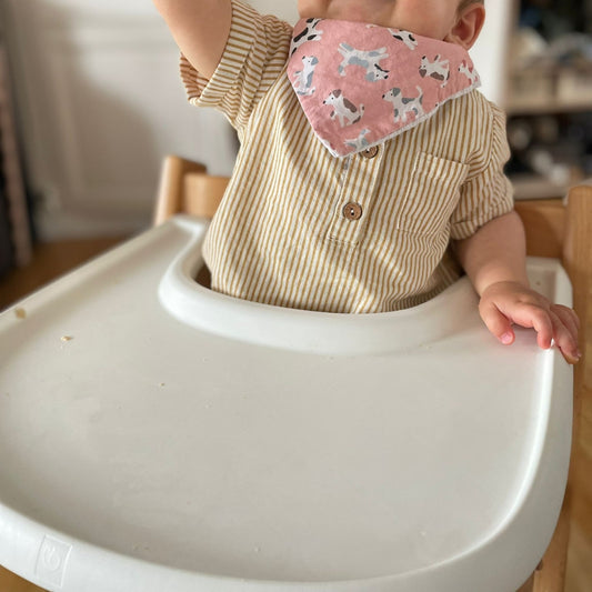 Bavoir bandana "Chiens POP" - Collection Lazare