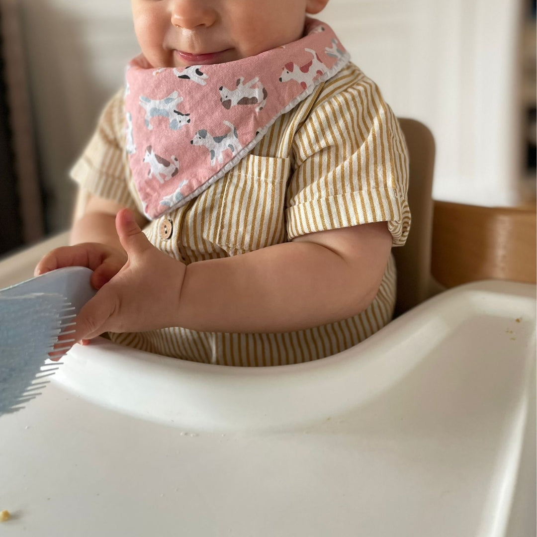 Bavoir bandana "Chiens POP" - Collection Lazare