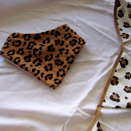 Bavoir bandana "Graou" -  Collection Zoé