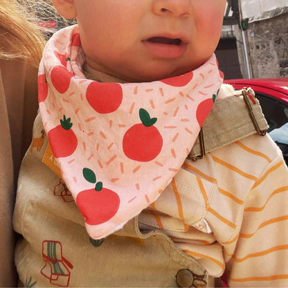 Bavoir bandana "Tomat'baby" -  Collection Lazare