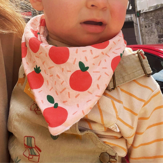 Bavoir bandana "Tomat'baby" -  Collection Lazare