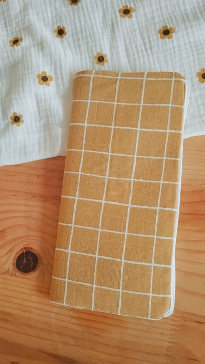 Protège livret de famille carreaux