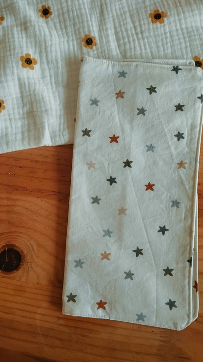 Protège livret de famille étoiles