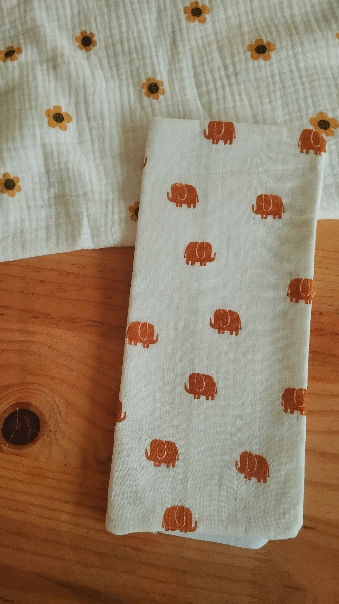 Protège livret de famille éléphants