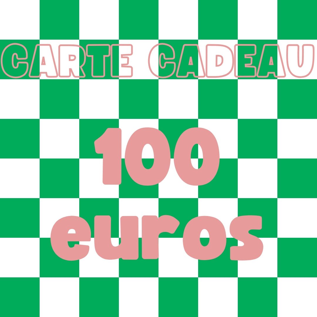 Carte - cadeau 100 euros - 